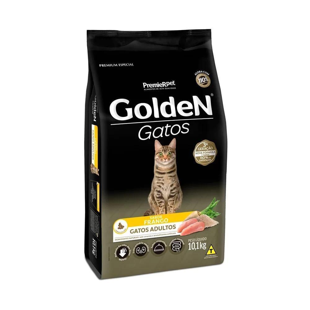 Ração Golden Fórmula Gatos Adultos Frango 10,1Kg - 2