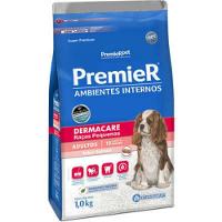 Ração para Cães Adultos de Raças Pequenas para Ambientes Internos Dermacare Sabor Salmão Premier 1Kg - 2