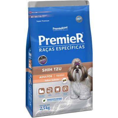 Ração para Cães Adultos Shih Tzu Sabor Salmão Premier Pet 2,5Kg