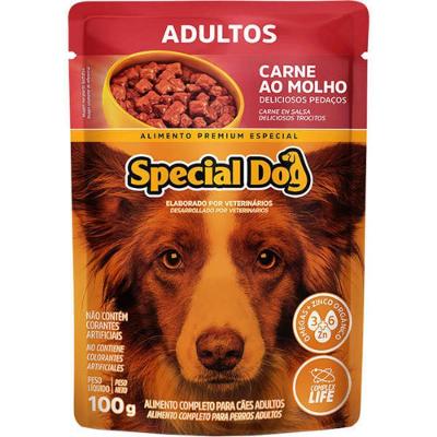Ração Úmida Special Dog Ultralife para Cães Adultos Sabor Carne ao Molho 100g