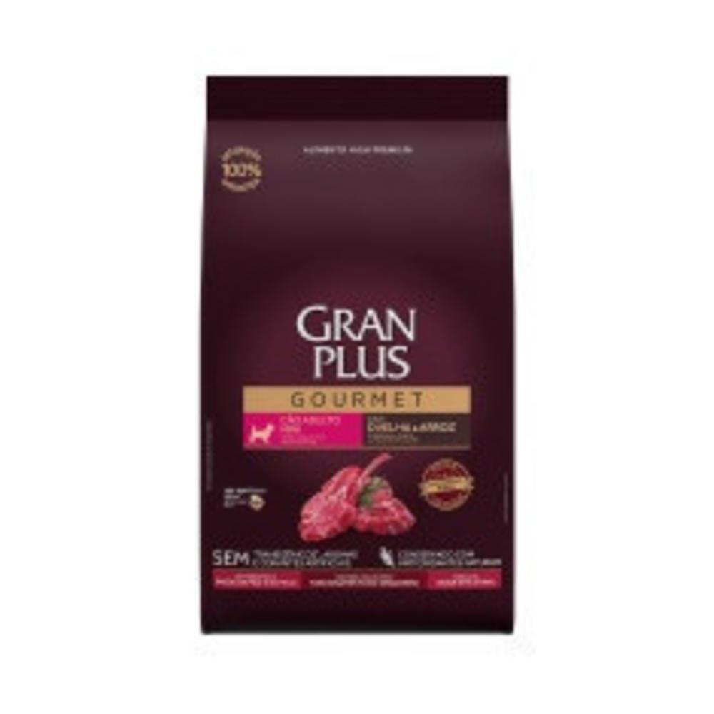 Ração GranPlus Gourmet para Cães Adultos de Porte Mini Sabor Ovelha e Arroz 3kg - 1