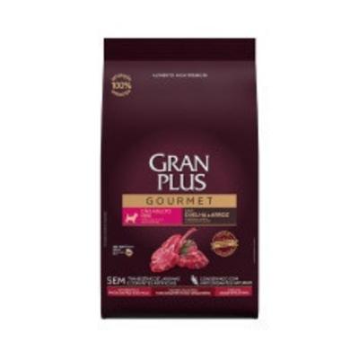 Ração GranPlus Gourmet para Cães Adultos de Porte Mini Sabor Ovelha e Arroz 3kg