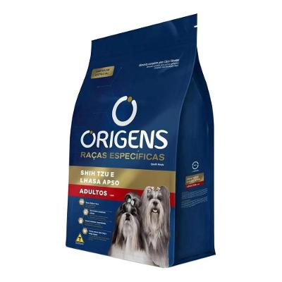 Ração Origens Raças Específicas para Shitzu e Lhasa Apso Adultos 3kg