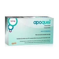 Apoquel 3,6Mg Zoetis com 20 Comprimidos - 1