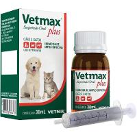 Vermífugo Univet Vetmax Plus Suspensão Vetnil 30Ml - 1