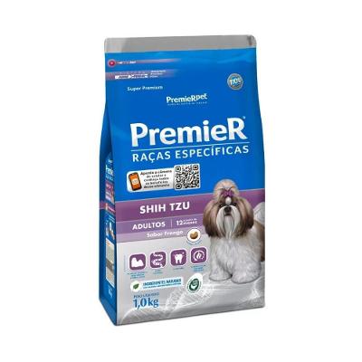 Ração para Cães Adultos de Raças Específicas Shih-Tzu Frango Premier 1Kg