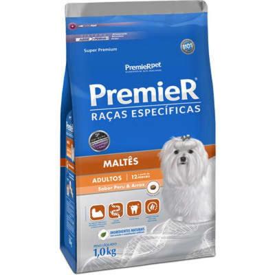 Ração para Raças Específicas Cães Adultos Maltês Aves Premier 1Kg