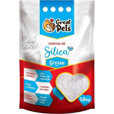 Areia Sílica Grossa Great Pets 1,6Kg