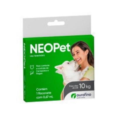 Antipulgas e Carrapatos Ourofino para Cães até 10kg Neopet