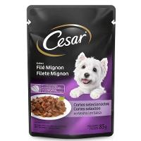 Ração Umida Cesar Filet Mignon Adulto para Cães 85 g - 1