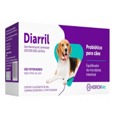 Diarril Display com 5 Flaconetes de 5ml Hebron Vet