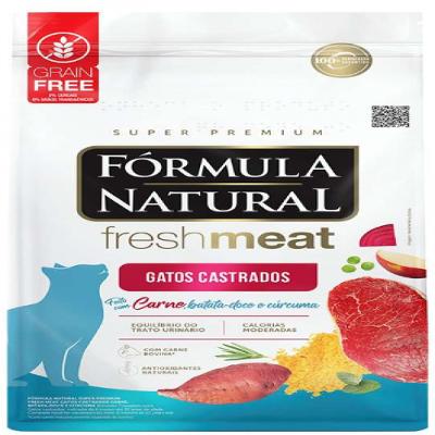 Ração Fresh Meat Gato Castrado Carne 1Kg Fórmula Natural
