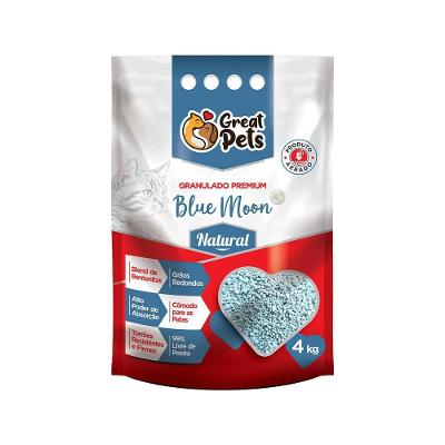 Areia Higiênica Great Pets Bentonita Esférica Premium para Gatos - 4Kg