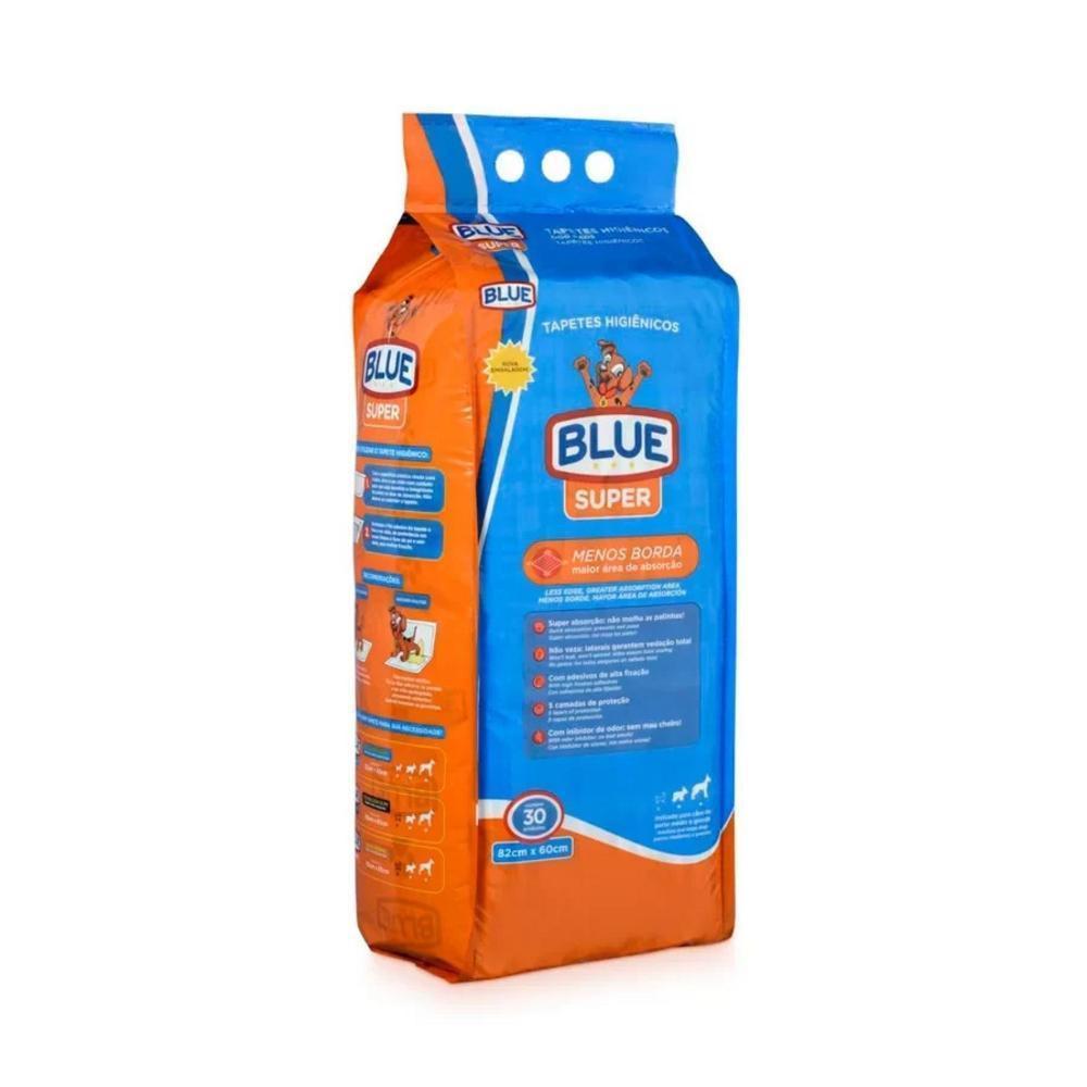 Tapete Super Premium 82X60cm Com 30Un Super Blue - 1