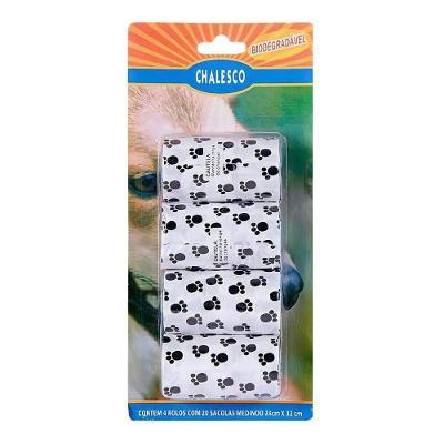 Refil Sacolas Biodegradáveis para Kit Higiênico Cores Variadas Chalesco