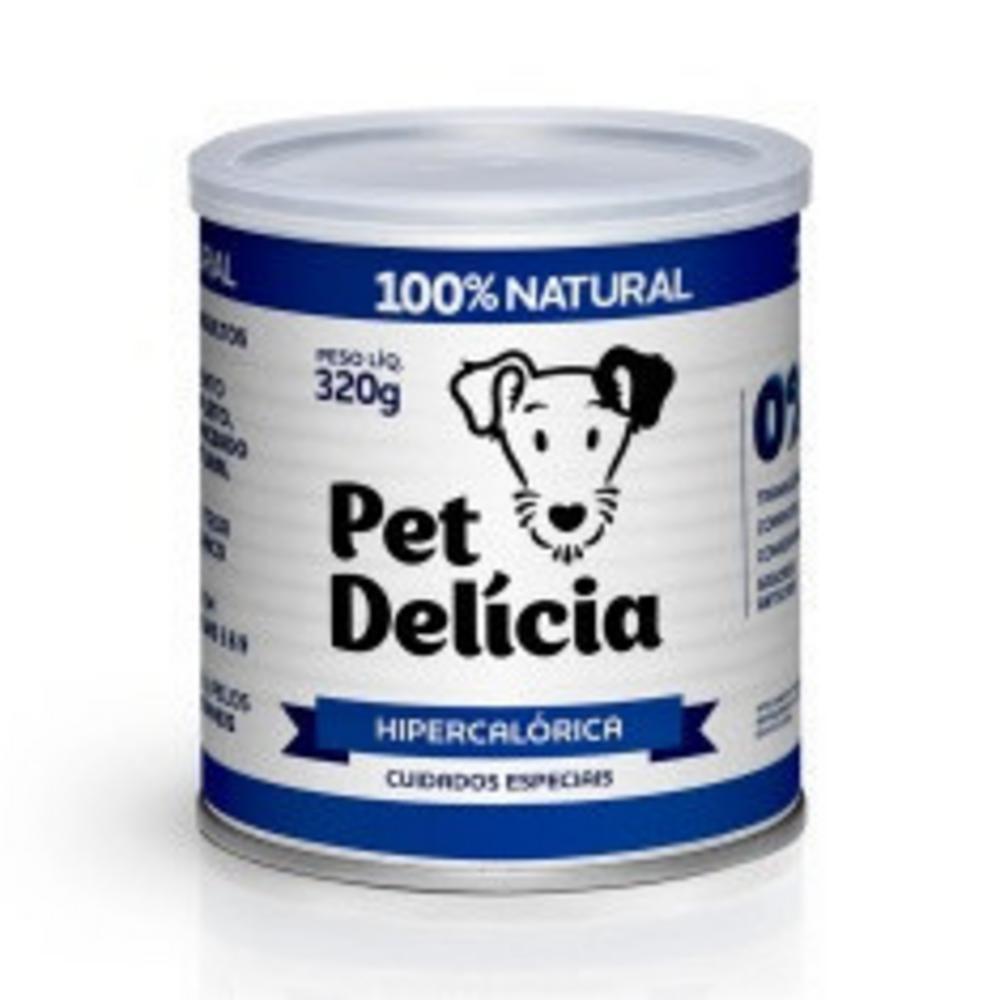 Ração Úmida Natural Pet Delícia Hipercalórica para Cães Adultos 320g - 2