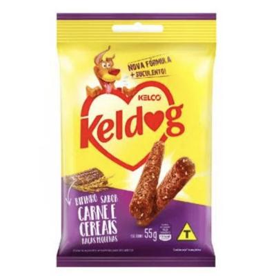 Bifinho Kelco Keldog Raças Pequenas Carne e Cereais 55g