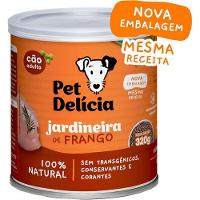 Ração Úmida para Cães Adultos Sabor Jardineira de Frango Pet Delícia 320G - 1