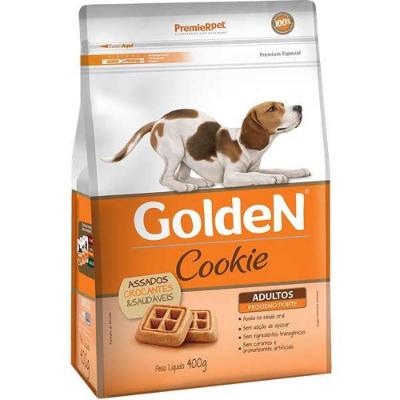 Biscoito Cookie para Cães Adultos de Porte Pequeno Golden Sabor Original 350g
