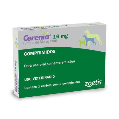 Cerenia 16Mg com 4 comprimidos 16 mg