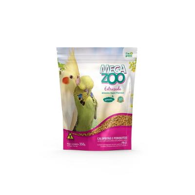 Ração Extrusada Calopsitas E Periquitos Megazoo  Pm13 350G