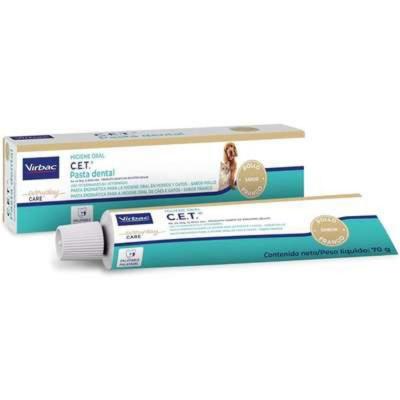 Pasta Dental Enzimática CET Cães e Gatos Tam Único Virbac
