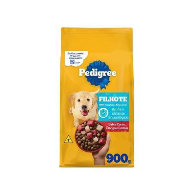 Ração Pedigree Carne Frango e Cereais Cães Filhotes 900 g