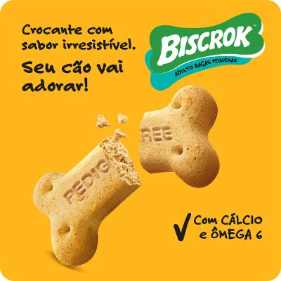 Biscoito Pedigree Biscrok Para Cães Adultos Raças Pequenas 1 kg
