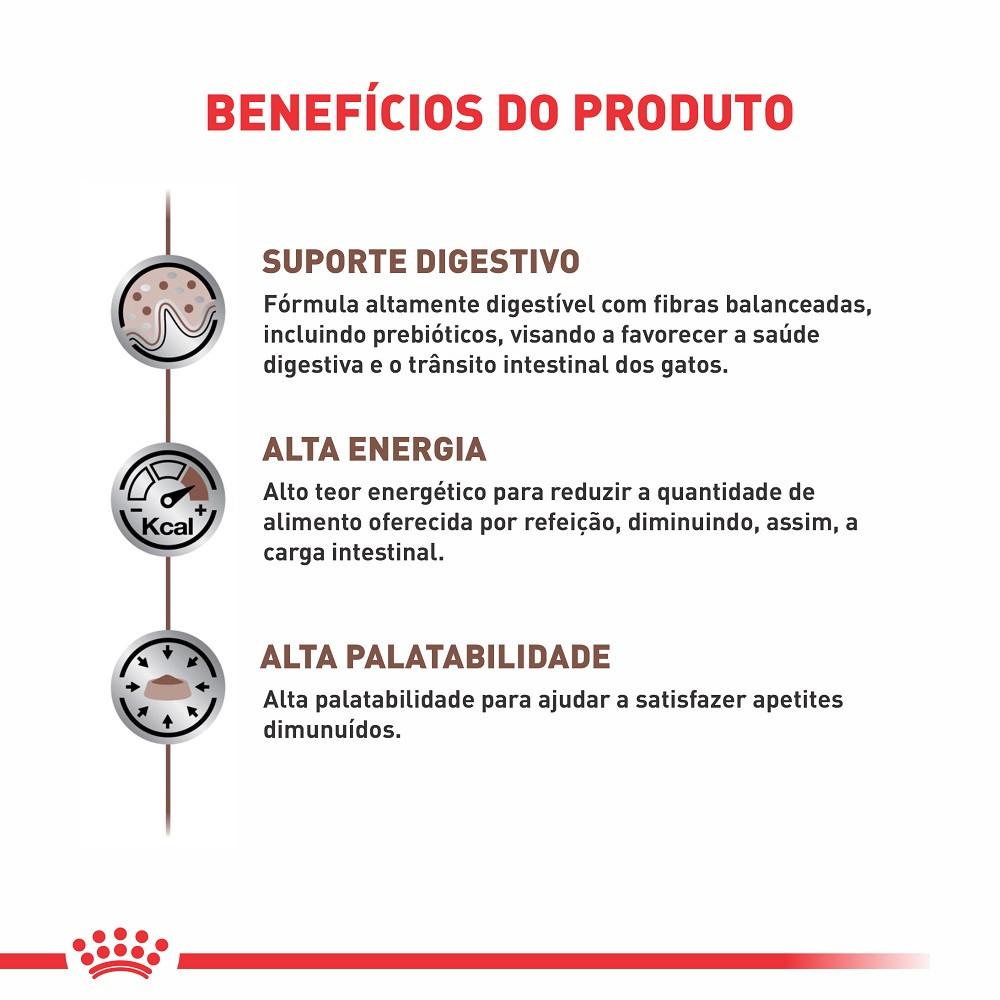 Ração Seca Veterinary Diet Gastrointestinal Gatos com Doenças Intestinais Royal Canin 1,5Kg - 2