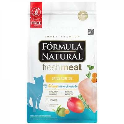 Ração Seca Fresh Meat Frango para Gatos Adultos Fórmula Natural 1Kg