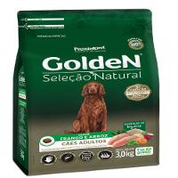 Ração para Cães Adultos Sabor Frango e Arroz Seleção Natural Golden Premier Pet 3Kg - 2