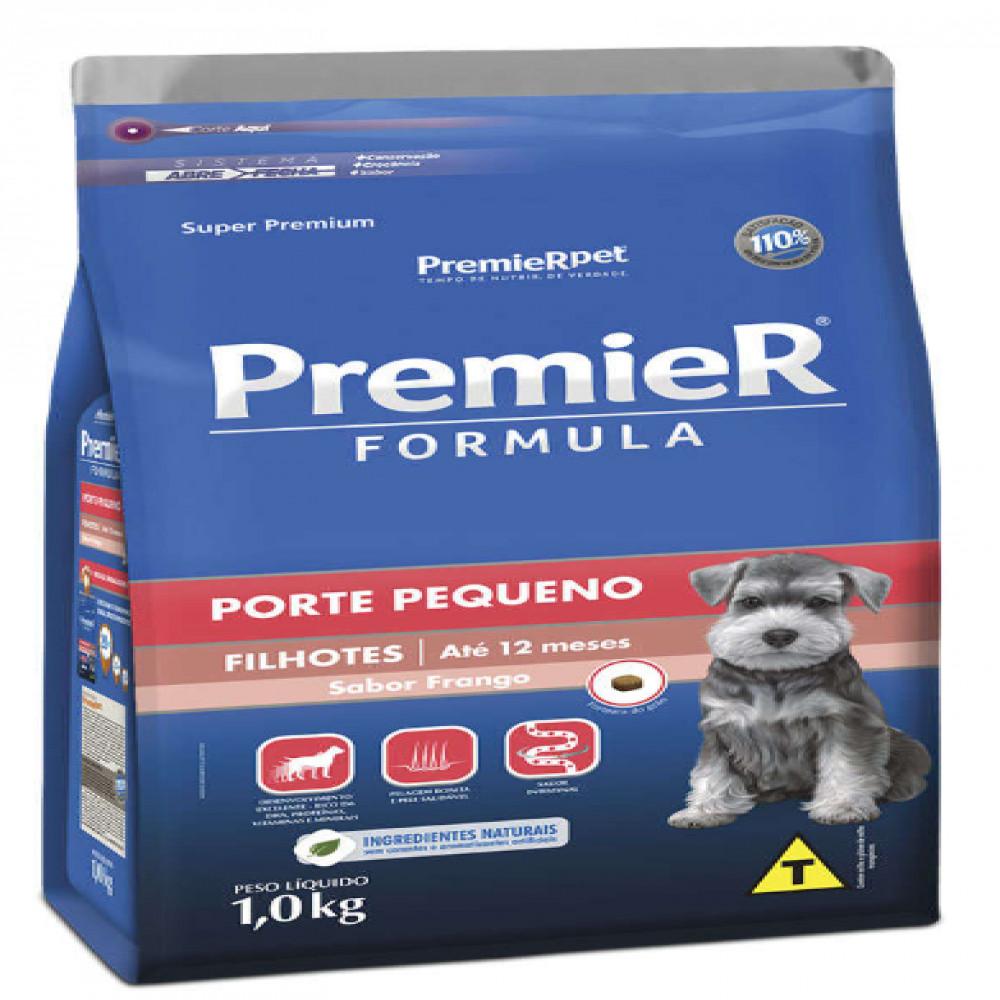 Ração Premier Fórmula Cães Filhotes Raças Pequenas Frango 1Kg 1un - 1