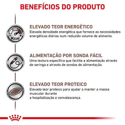 Ração Úmida Royal Canin Lata Veterinary Diet Recovery para Cães e Gatos em Recuperação 195g