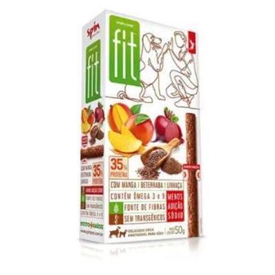Petisco Spin Pet Gourmet Fit Stick Manga Beterraba e Linhaça Onebyone 50g
