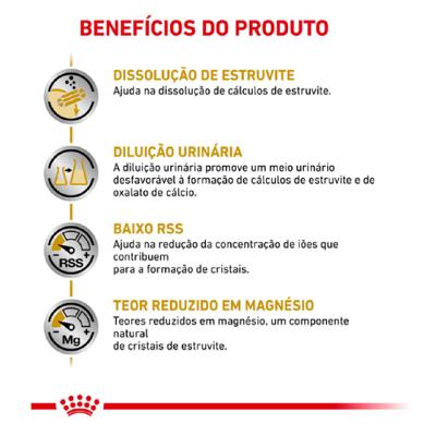 Ração Seca Veterinary Diet Urinary S/O para Gatos com Cálculos Urinários Royal Canin 1,5Kg