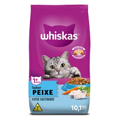 Ração Whiskas Peixe Gatos Adultos Castrados 2,7 kg