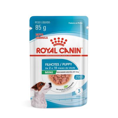 Ração Úmida Royal Canin Mini Puppy para Cães Filhotes de Porte Pequeno 85g