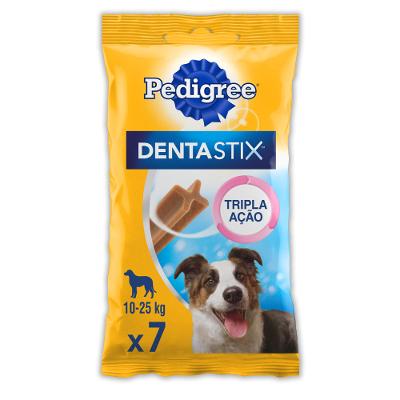 Petisco Pedigree Dentastix Cuidado Oral Para Cães Adultos Raças Médias 7 Unidades