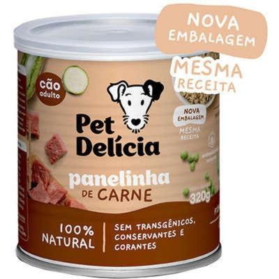 Ração Úmida Pet Delícia Natural Panelinha de Carne 320g