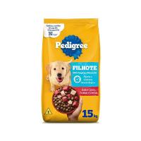 Ração Carne Frango e Cereais Cães Filhotes 15 kg Pedigree - 1
