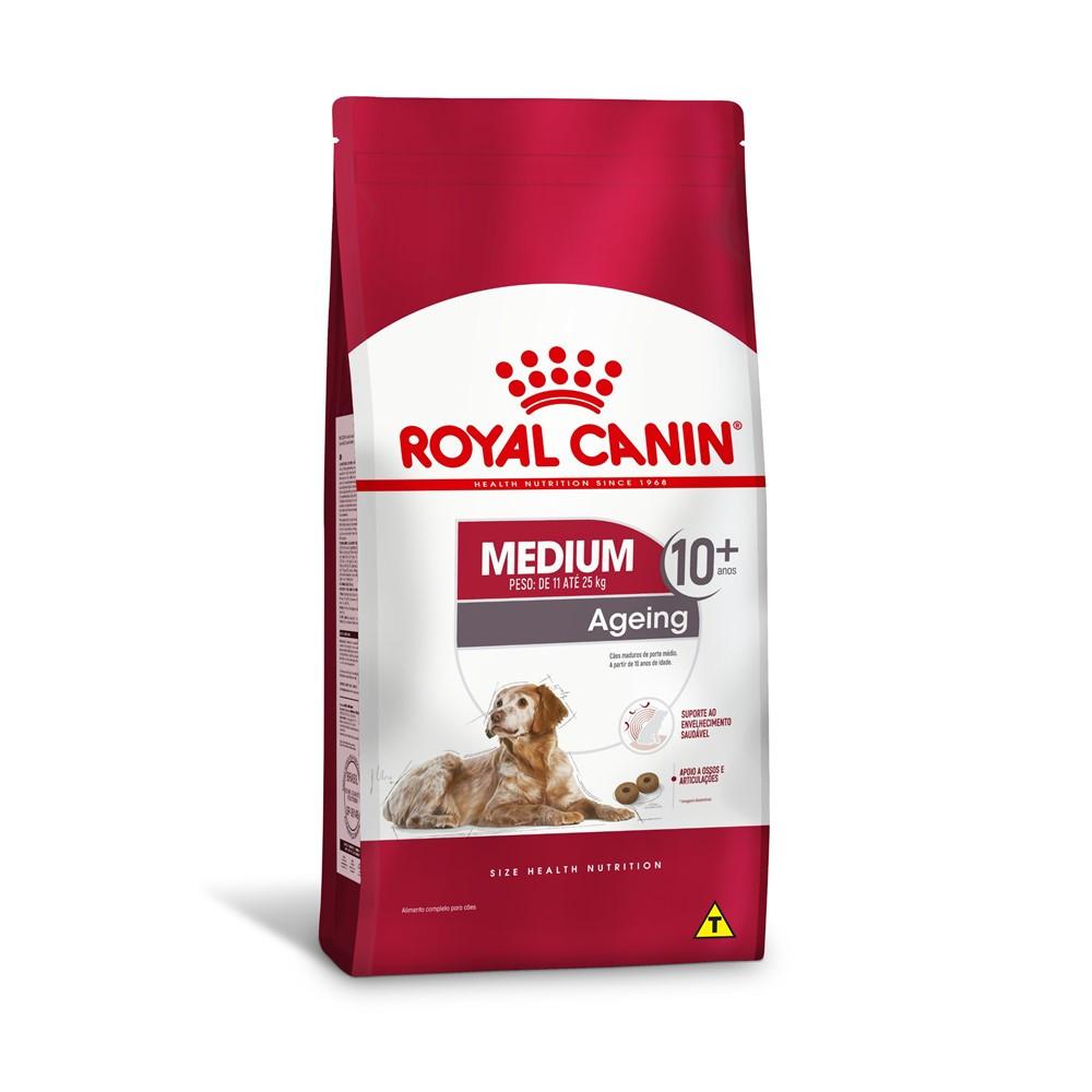 Ração Medium Ageing 10 para Cães Senior de Porte Médio com 10 Anos ou mais 15kg Royal Canin - 1