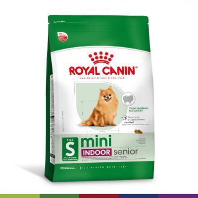 Ração Mini Indoor para Cães Senior de Porte Pequeno 7.5kg Royal Canin