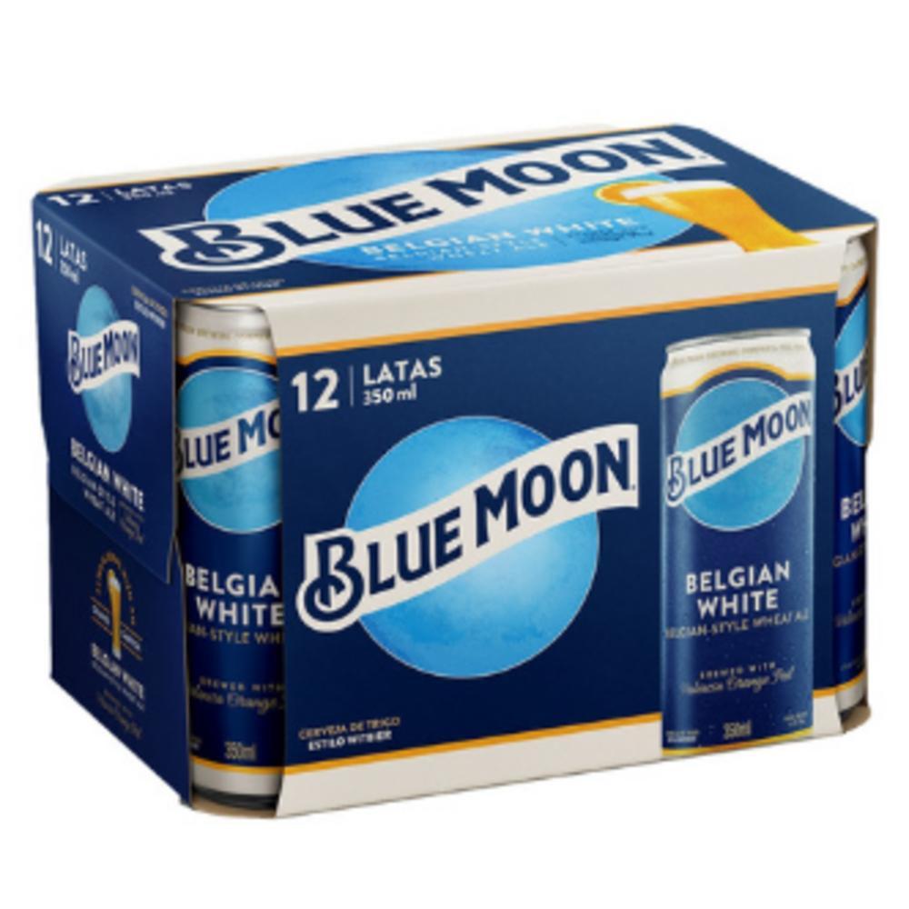 Cerveja Lata 350ml 12un Blue Moon - 1