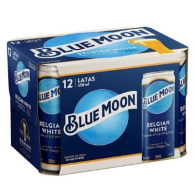 Cerveja Lata 350ml 12un Blue Moon