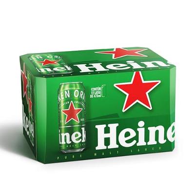Cerveja Lata 473 ml 12un Heineken