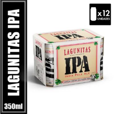 Cerveja IPA Lata 350ml 12un Lagunitas