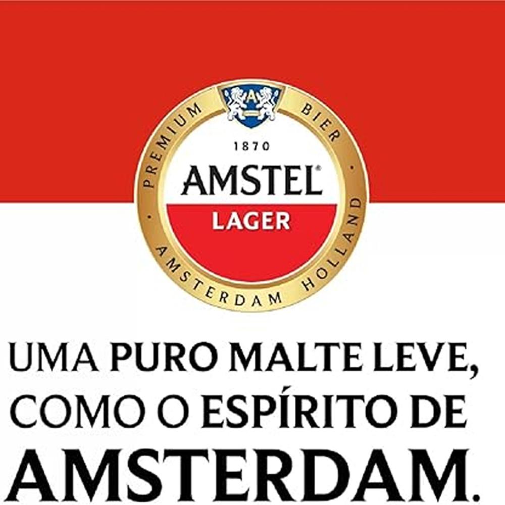 Cerveja Lager Lata 269 ml 12un Amstel - 2