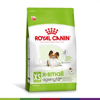 Ração XSmall Ageing 12 para Cães Adultos e Senior de Porte Mini 1kg Royal Canin
