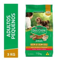 Ração Cães Adultos Minis e Pequenos Sabor Frango e Arroz 3kg Dog Chow - 1