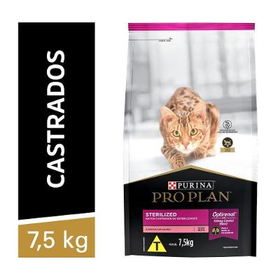 Ração Gatos Castrados Salmão 7,5kg Pro Plan